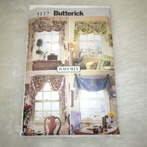 BUTTERICK 3117 Waverly Window Treatments in four styles